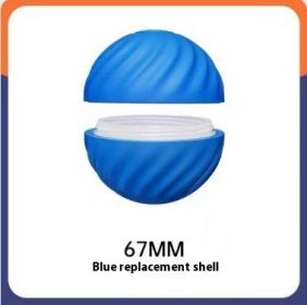 Pet Dog Rubber Ball Toys For Dogs Resistance To Bite Dog Chew Toys Puppy Pets Dogs Training Products (Option: Blue replacement shell 67mm)